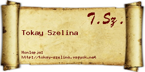 Tokay Szelina névjegykártya